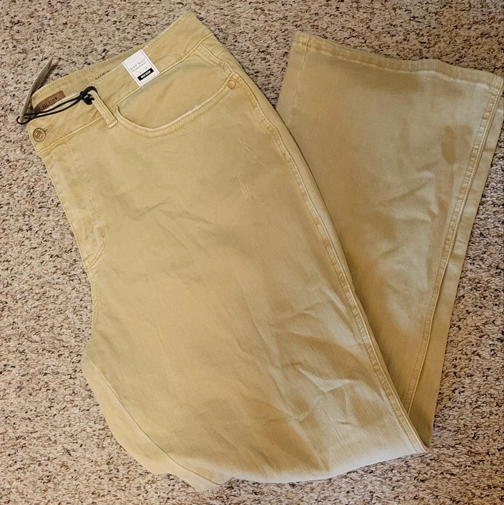 Khaki Bootcut Jeans - Picture 1 of 6